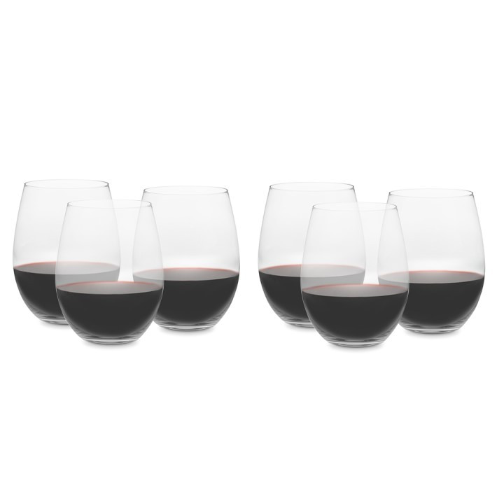 Riedel "O" Stemless Cabernet Glasses, Pay 6-Get 8 | Williams-Sonoma