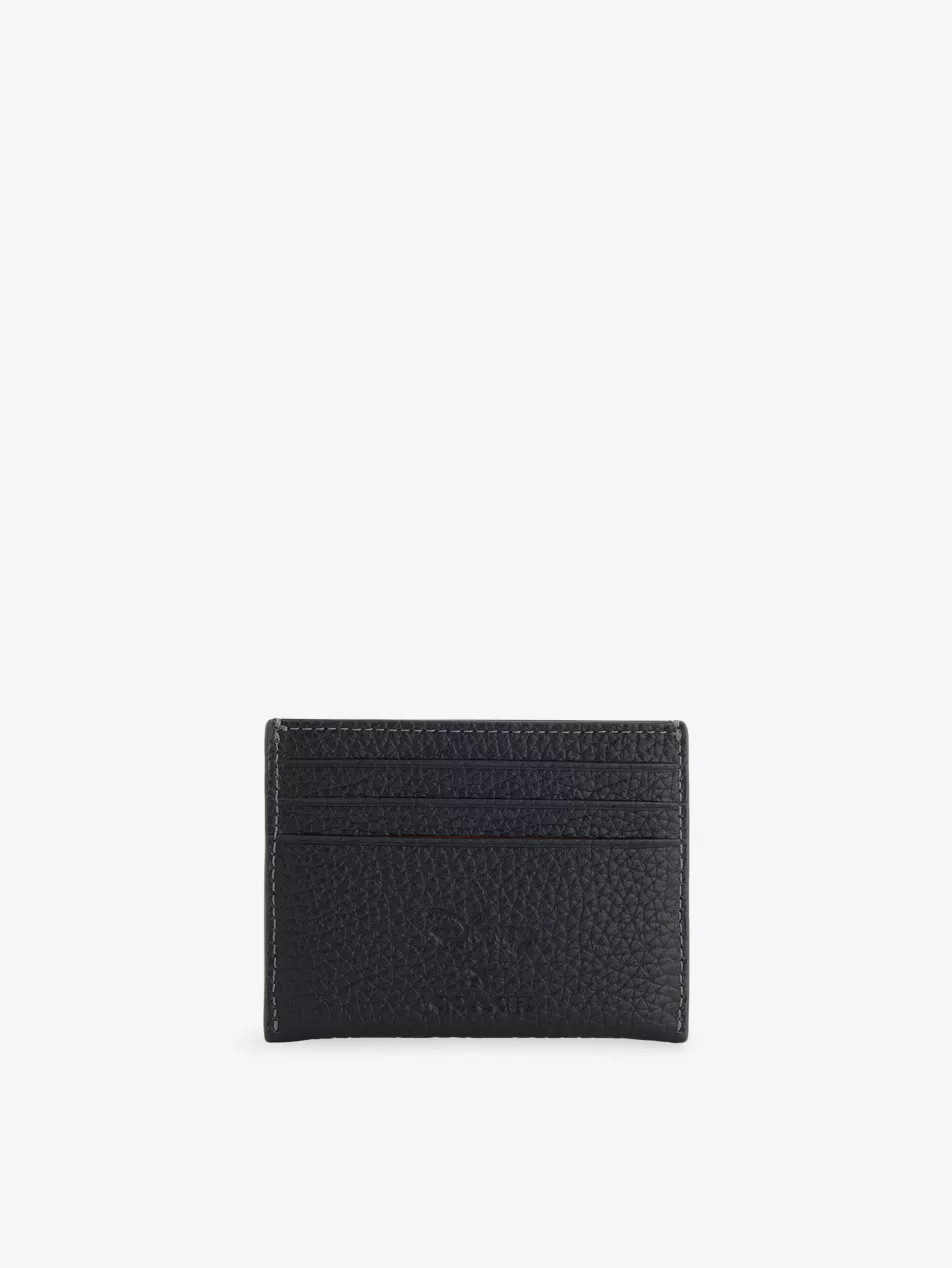 Disney x Coach Mickey Leather Card Holder | Selfridges