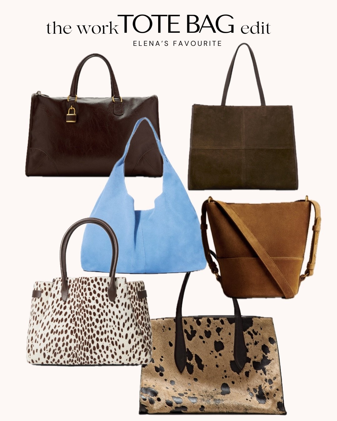 These aren't just bags—they're your daily essentials. Spacious, structured, and seriously chic, they're designed to carry your entire day without compromising on an ounce of style 👜 From work to weekends and everything in between, this edit proves you can have it all ✨


#LTKgiftguide #LTKworkwear #LTKitalia