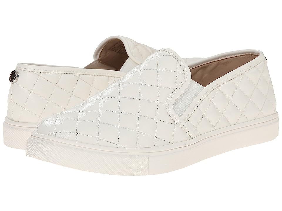 Steve Madden Ecentrcq Sneaker (White) Women's Slip on  Shoes | Zappos