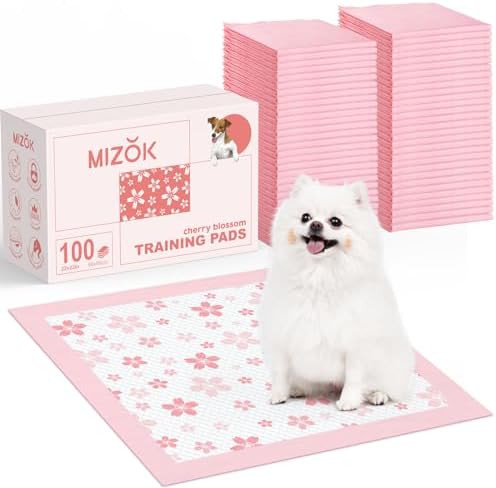MIZOK Puppy Pads 22"x 22" with Leak-Proof Quick-Dry Design Pee Pads for Dogs Potty Training, 6-La... | Amazon (US)