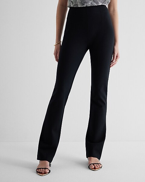 Columnist High Waisted Back Vent Skyscraper Pant | Express