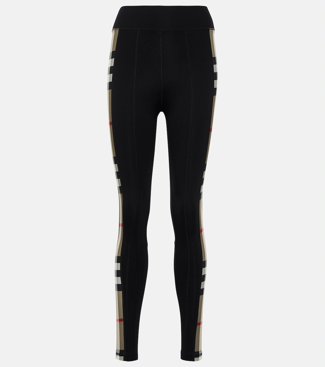 Burberry Check technical jersey leggings | Mytheresa (INTL)