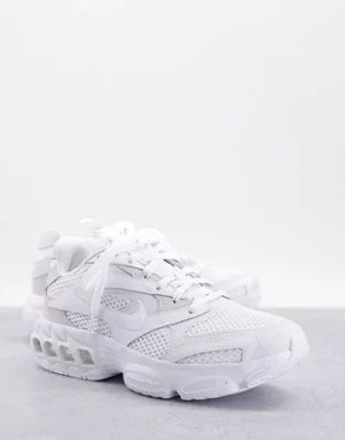 Nike Zoom Air Fire sneakers in triple white | ASOS (Global)