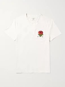 Kent & Curwen - Appliquéd Cotton-Jersey T-Shirt | Mr Porter US