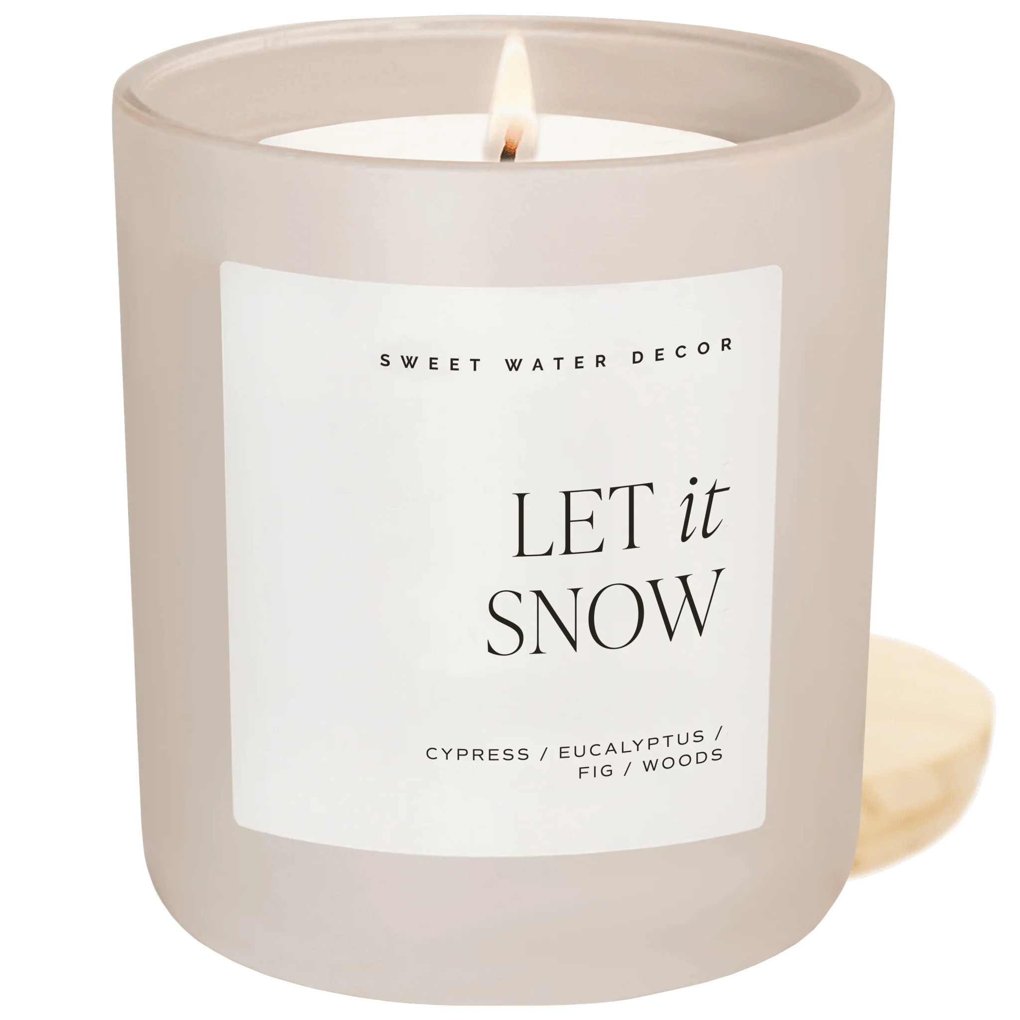 Let It Snow 15oz. Soy Candle | Christmas Scents | Sweet Water Decor | Sweet Water Decor, LLC