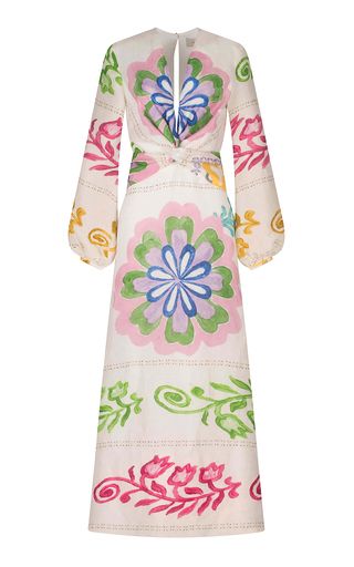 Battia Printed Linen Maxi Dress | Moda Operandi (Global)