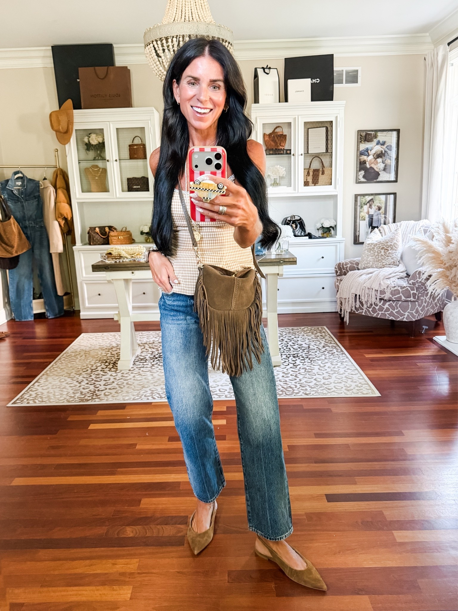 Love this fringe bag so much ! And this peplum top from @Reformation is beautiful! @nordstrom #nsale

#LTKootd #LTKSeasonal #LTKPlusSize