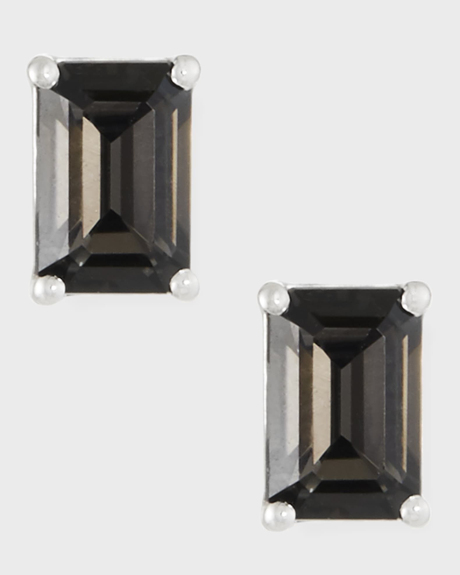 14k Emerald-Cut Petite Stud Earrings | Neiman Marcus