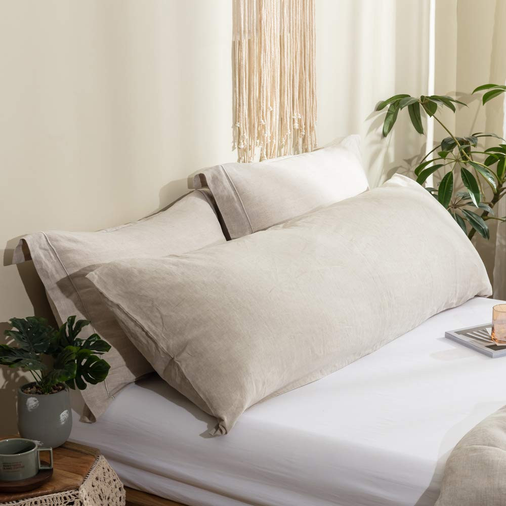 Simple&Opulence Body Pillow Cover 20" x 54",100% Pure Linen, Ultra Soft and Breathable, Body Pill... | Amazon (US)
