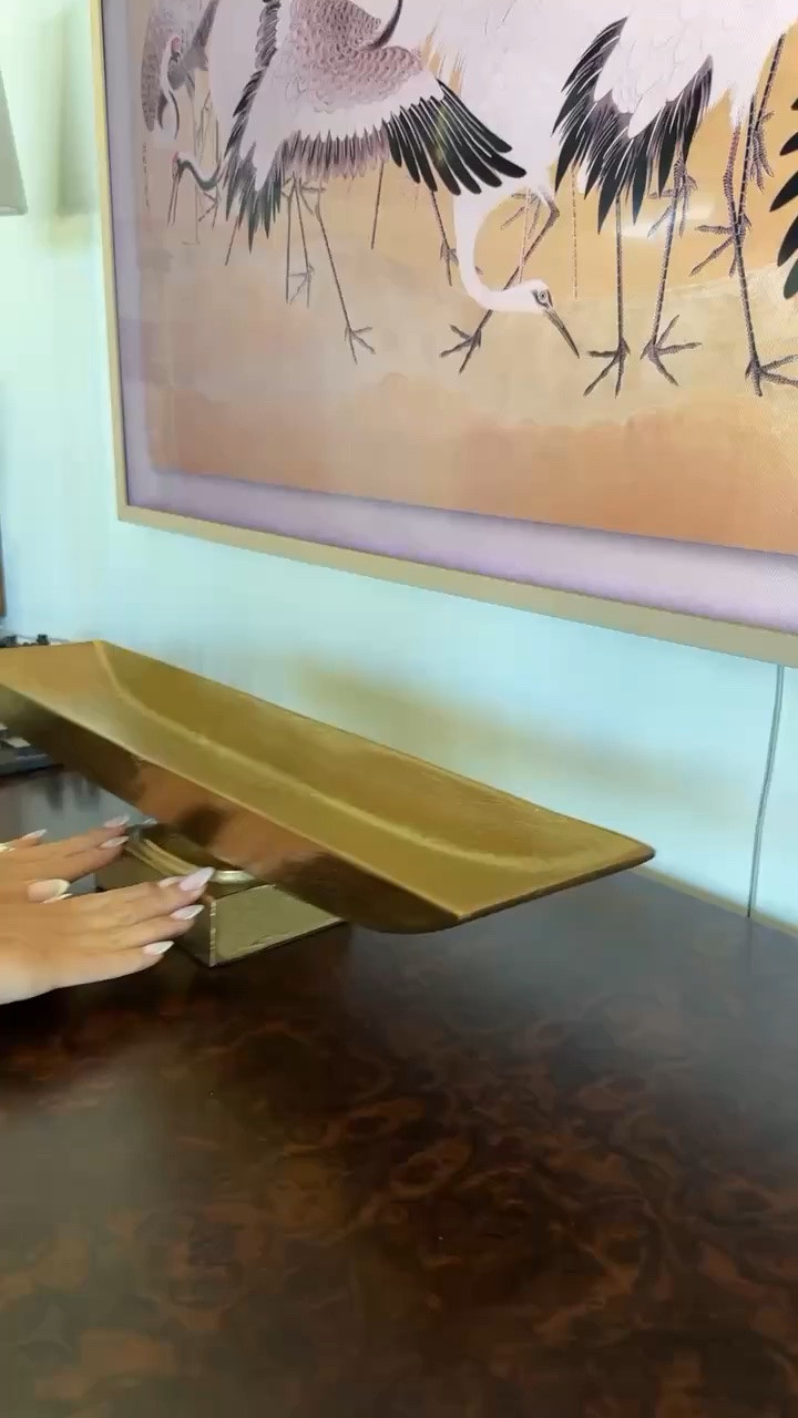 How gorgeous is this gold pedestal rectangular bowl?! I can’t believe it’s from Amazon.

#LTKHome #LTKdayinmylife