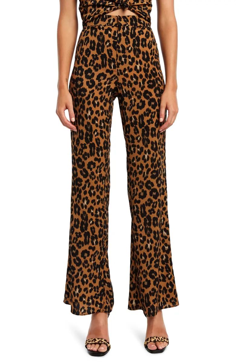 Leopard Flare Pants | Nordstrom