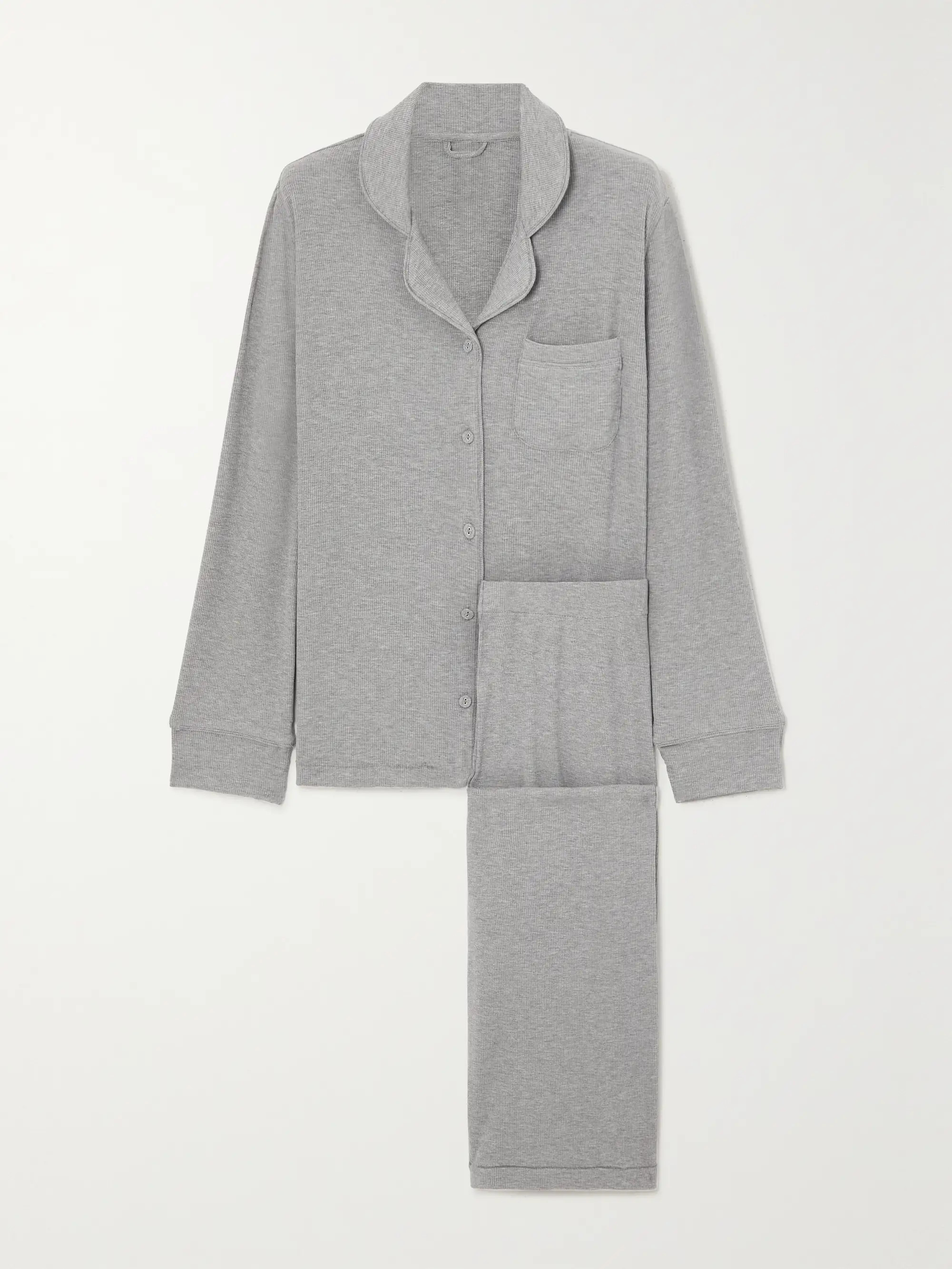 Soft Lounge Sleep Set - Heather Grey | NET-A-PORTER (UK & EU)