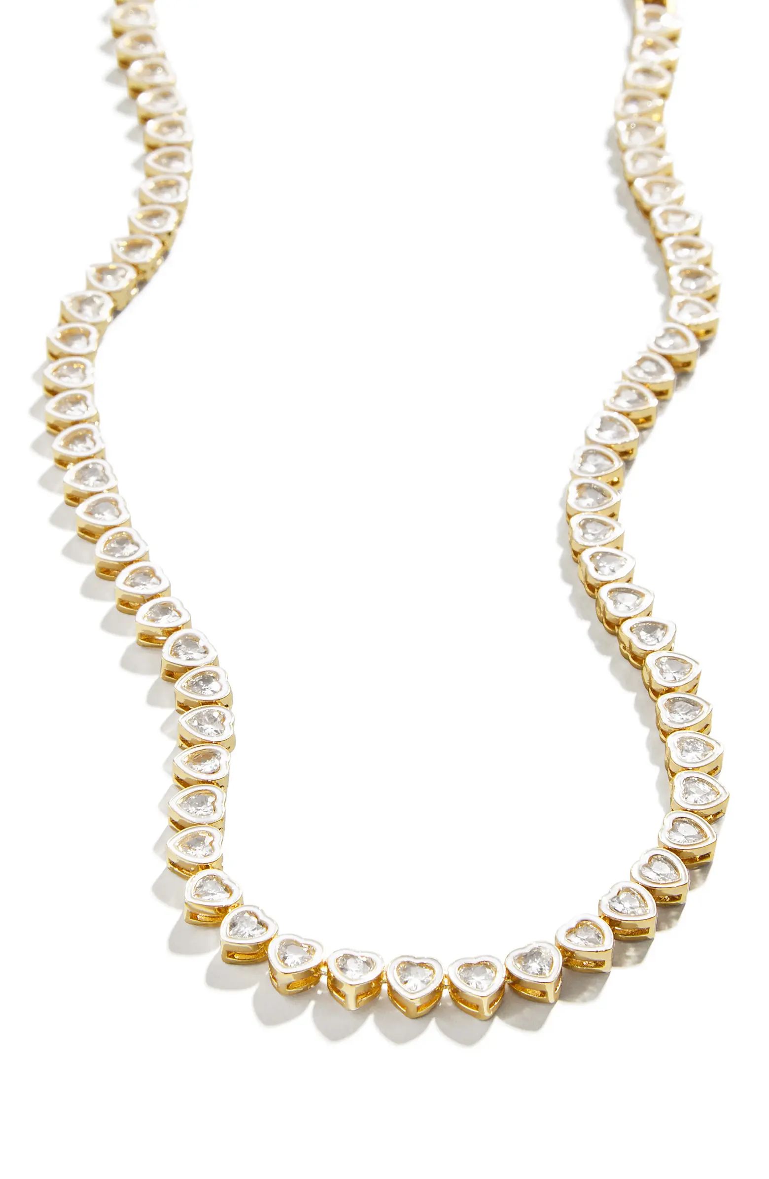 Heart Stone Tennis Necklace | Nordstrom