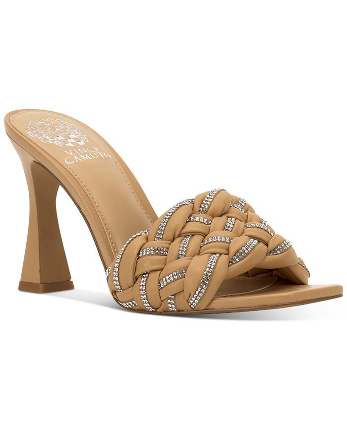 Vince Camuto Rayley Braided Embellished Dress Sandals & Reviews - Sandals - Shoes - Macy's | Macys (US)