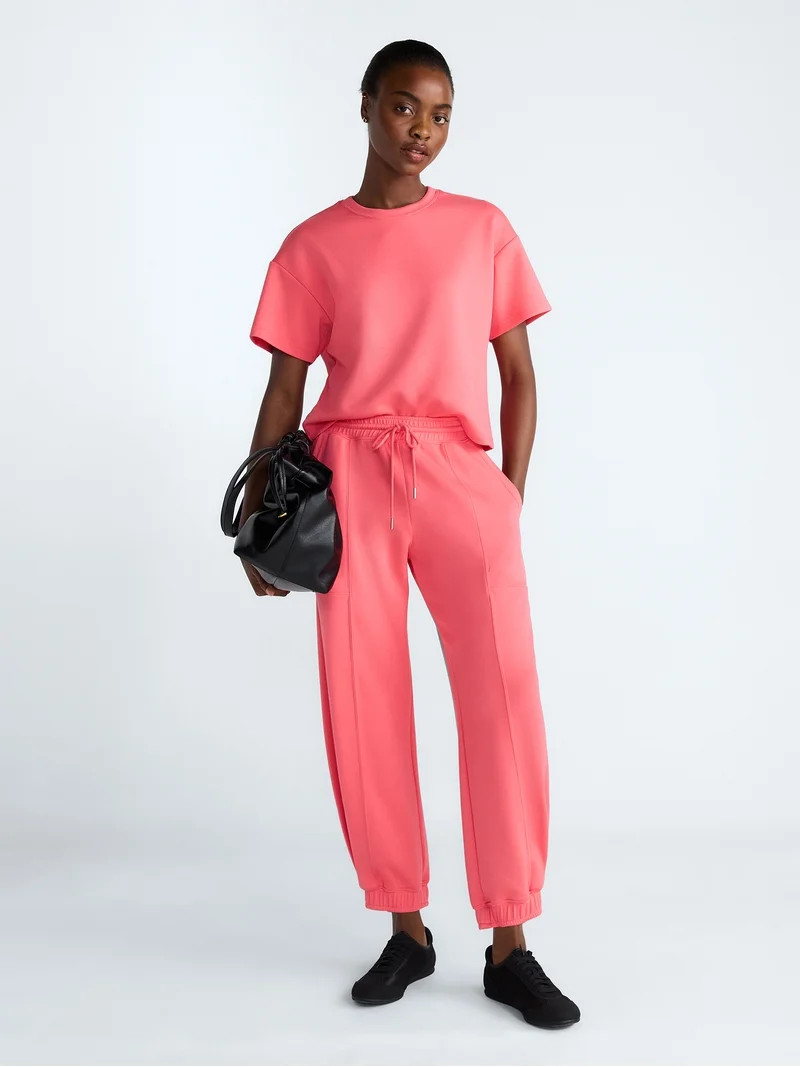 Scoop Women's and Women's Plus New Scubaknit Barrel Pants, Sizes XS-4X | Walmart (US)