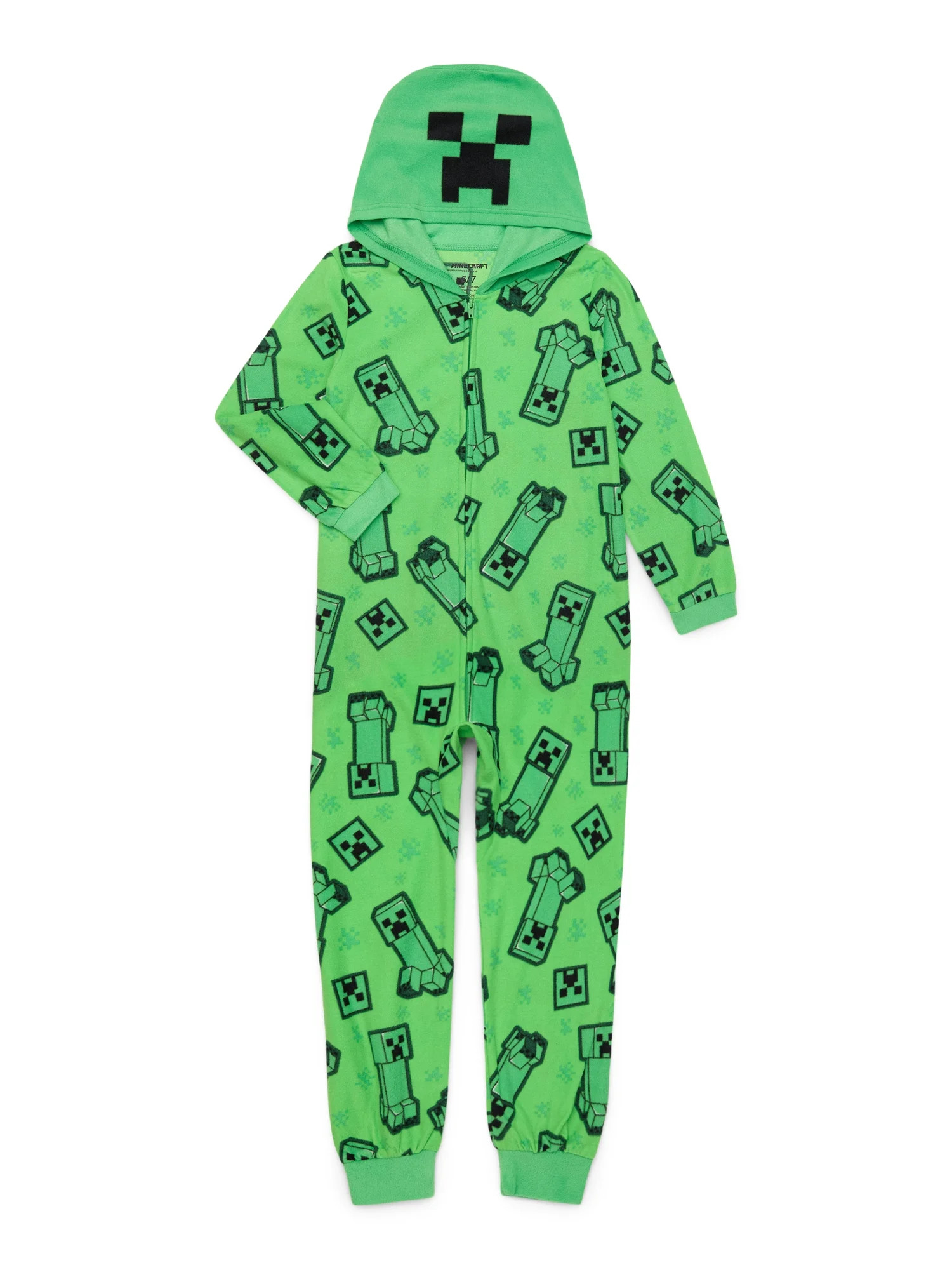 Minecraft Boys Union Suit Pajamas, Sizes 4-19 | Walmart (US)