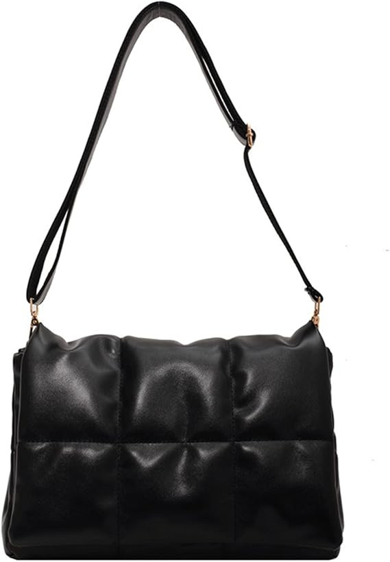 Women's Trendy Quilted Crossbody Bags Adjustable Chain Strap Cassette Puffer Padding Shoulder Bag... | Amazon (US)