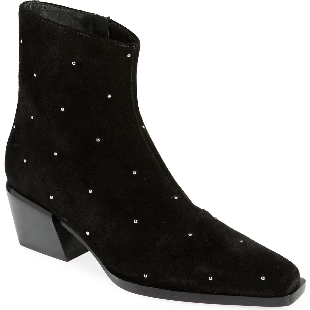 rag & bone Joni Block Heel Bootie in Blksd at Nordstrom Rack, Size 6.5Us / 36.5Eu | Nordstrom Rack