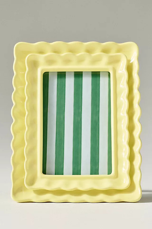 Philippa Scalloped Picture Frame | Anthropologie (US)