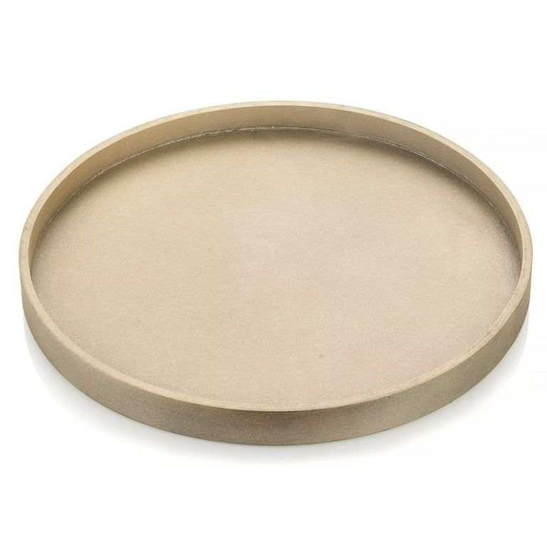 Hanobe Decorative Tray for Coffee Table Dcor Round Wood Ottoman Tray Gold Dining Table Centerpiec... | Walmart (US)