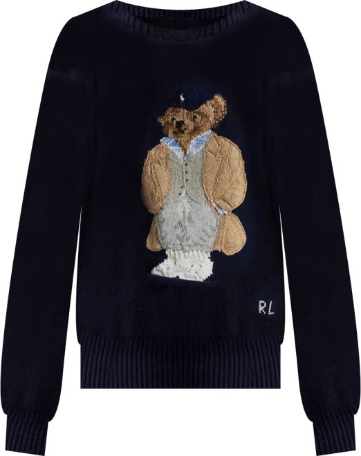 Polo Ralph Lauren Women's Polo Bear Wool-Cashmere-Blend Sweater - Macy's | Macy's