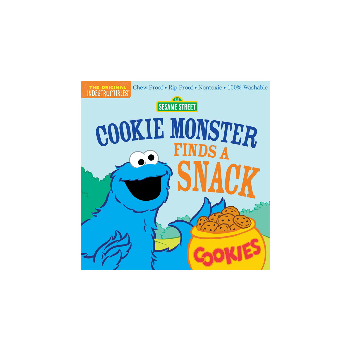 Indestructibles: Sesame Street: Cookie Monster Finds a Snack - (Paperback) | Target