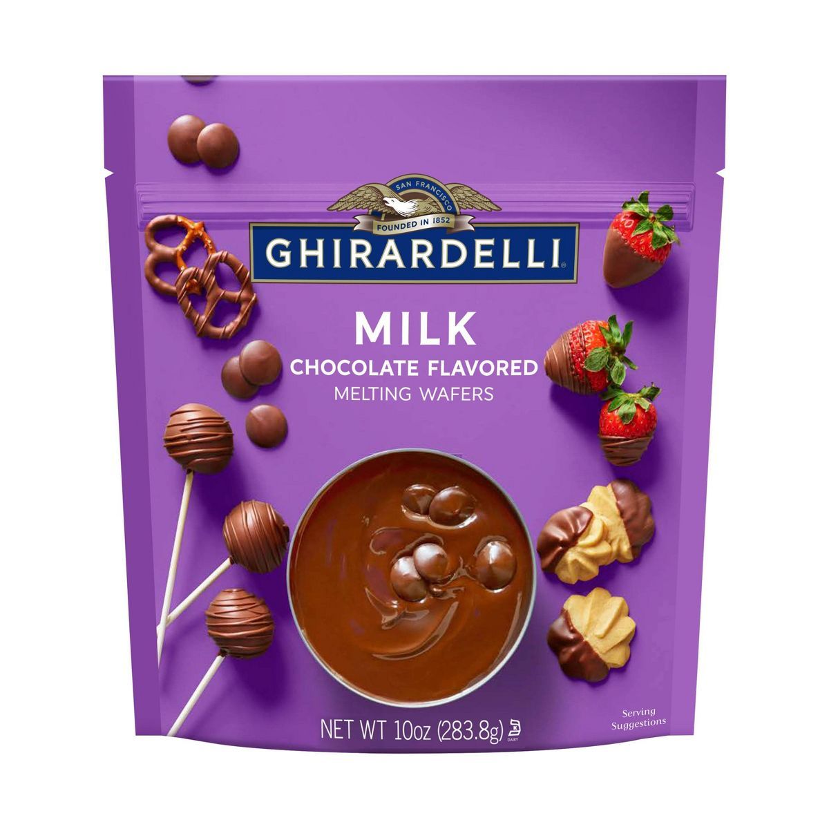 GHIRARDELLI Milk Chocolate Flavored Melting Wafers - 10oz | Target