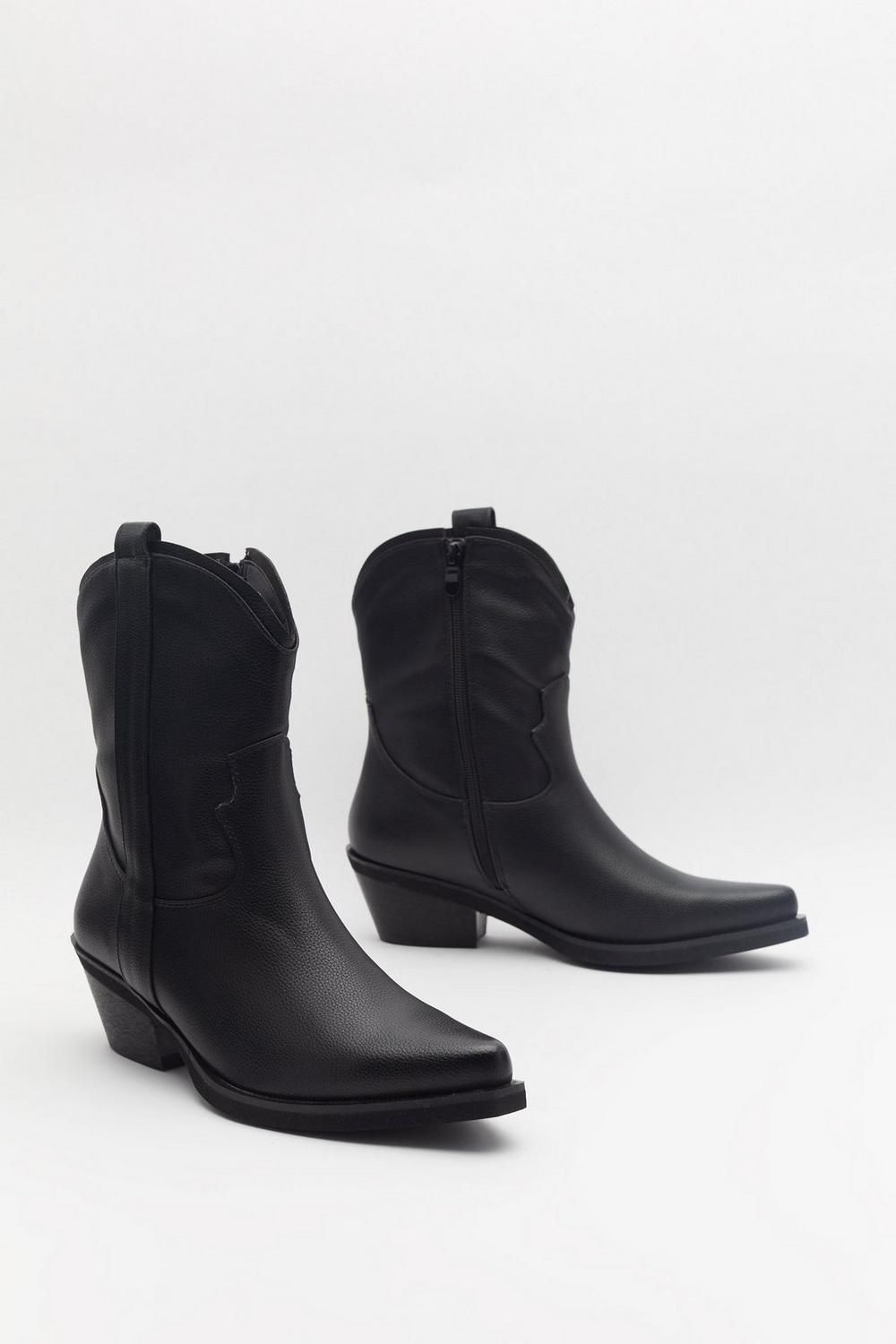 Catchin' Me a Cowboy Faux Leather Boots | NastyGal (US & CA)