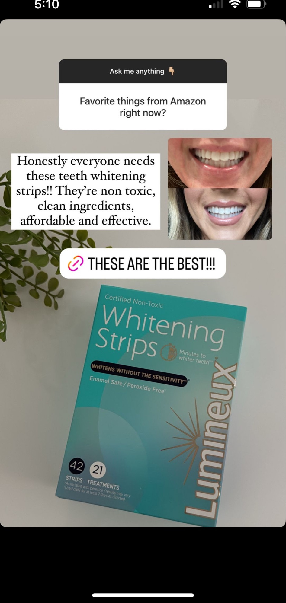 Best teeth whitening strips!!

Amazon
Beauty
Dental care

#LTKFindsUnder50 #LTKFindsUnder100