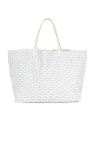 Goyard Saint Louis GM Tote Bag in White | FWRD 