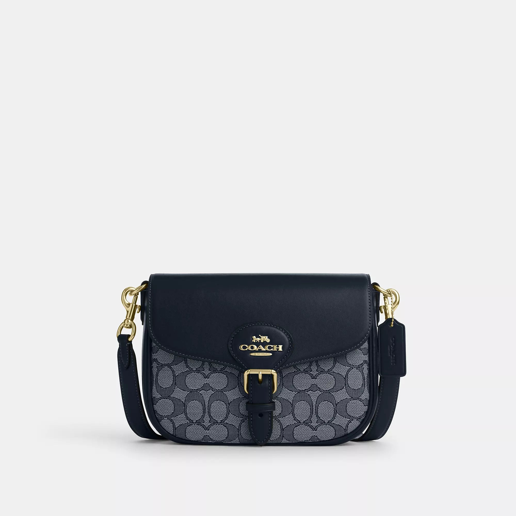Coach Outlet Amelia Saddle Bag In Signature Jacquard | Shop Simon