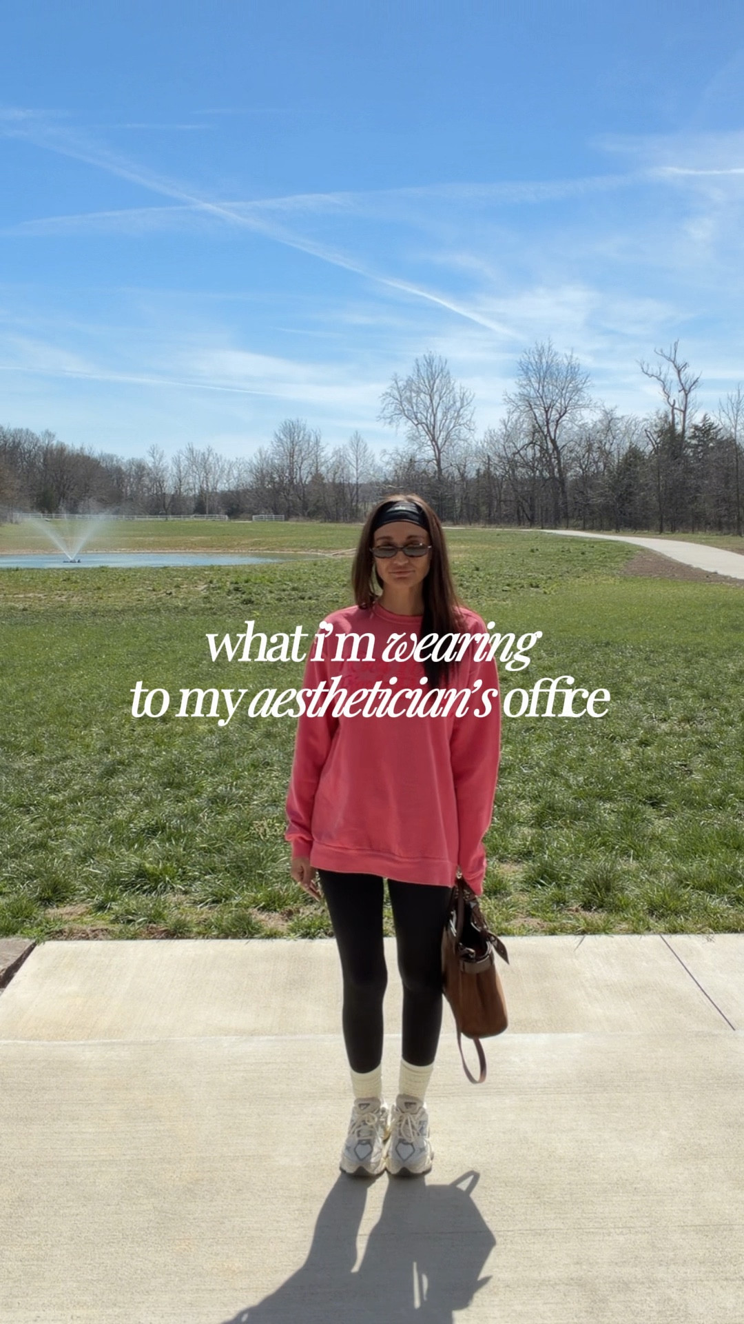 cannot stop wearing this crewneck! the color is screaming for spring to arrive 🩷
￼
get your pink back, leggings, atleisure, new balance, comfy, pink

#LTKootd #LTKmomlife #LTKActive