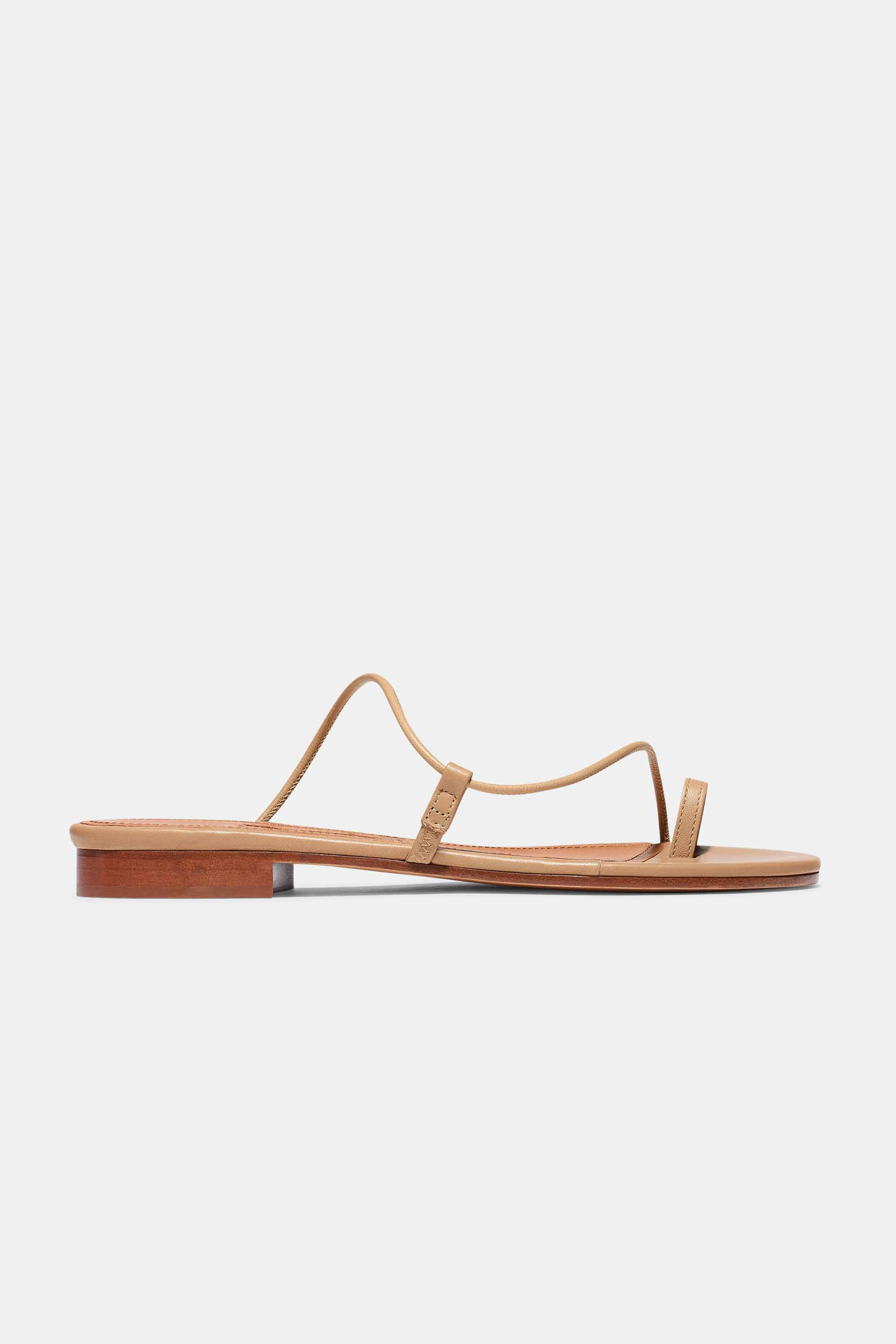 Susan Slide in Tan Nappa | Emme Parsons
