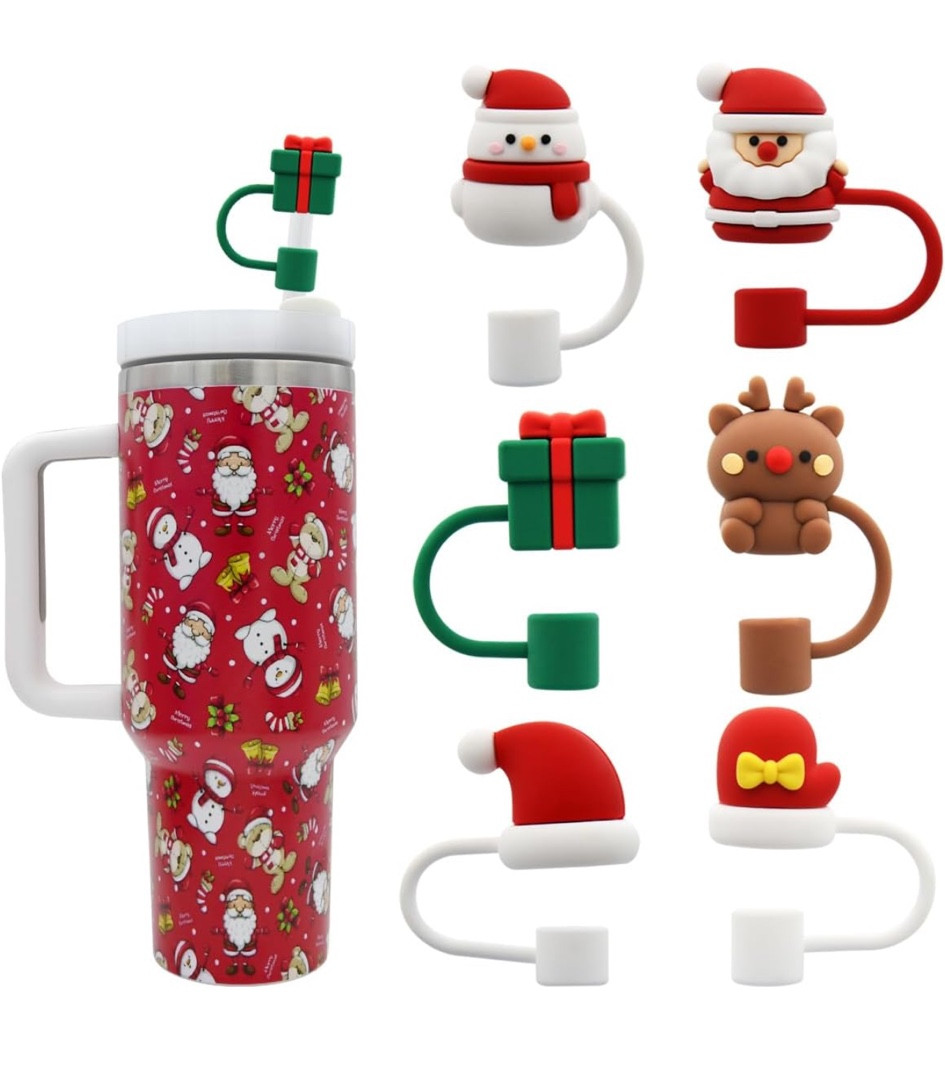 Holiday straw covers for your favorite Stanley. 

#LTKHoliday #LTKGiftGuide #LTKSeasonal