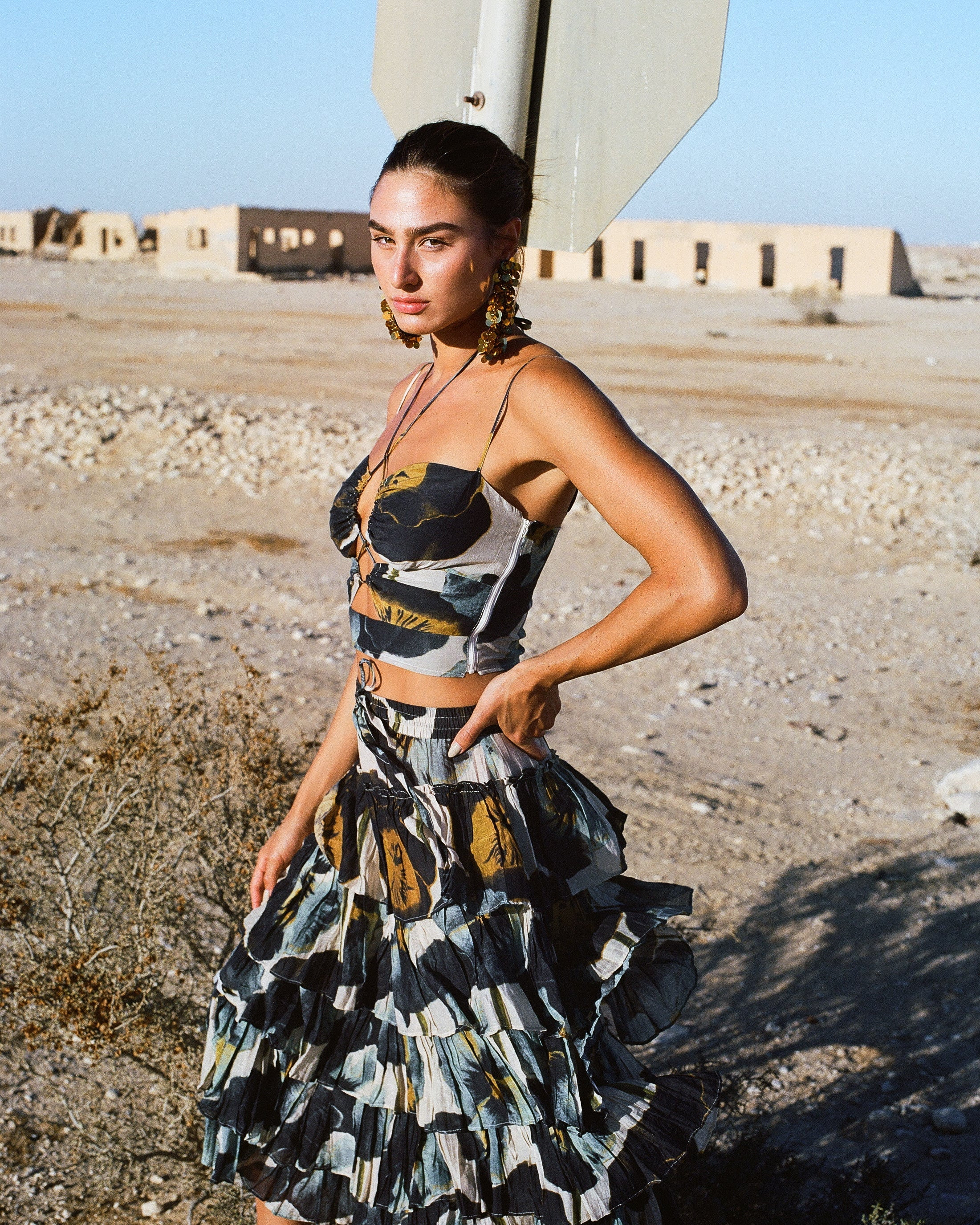 Isabella Top - Violet Silk Blend by Desert Queen | Support HerStory