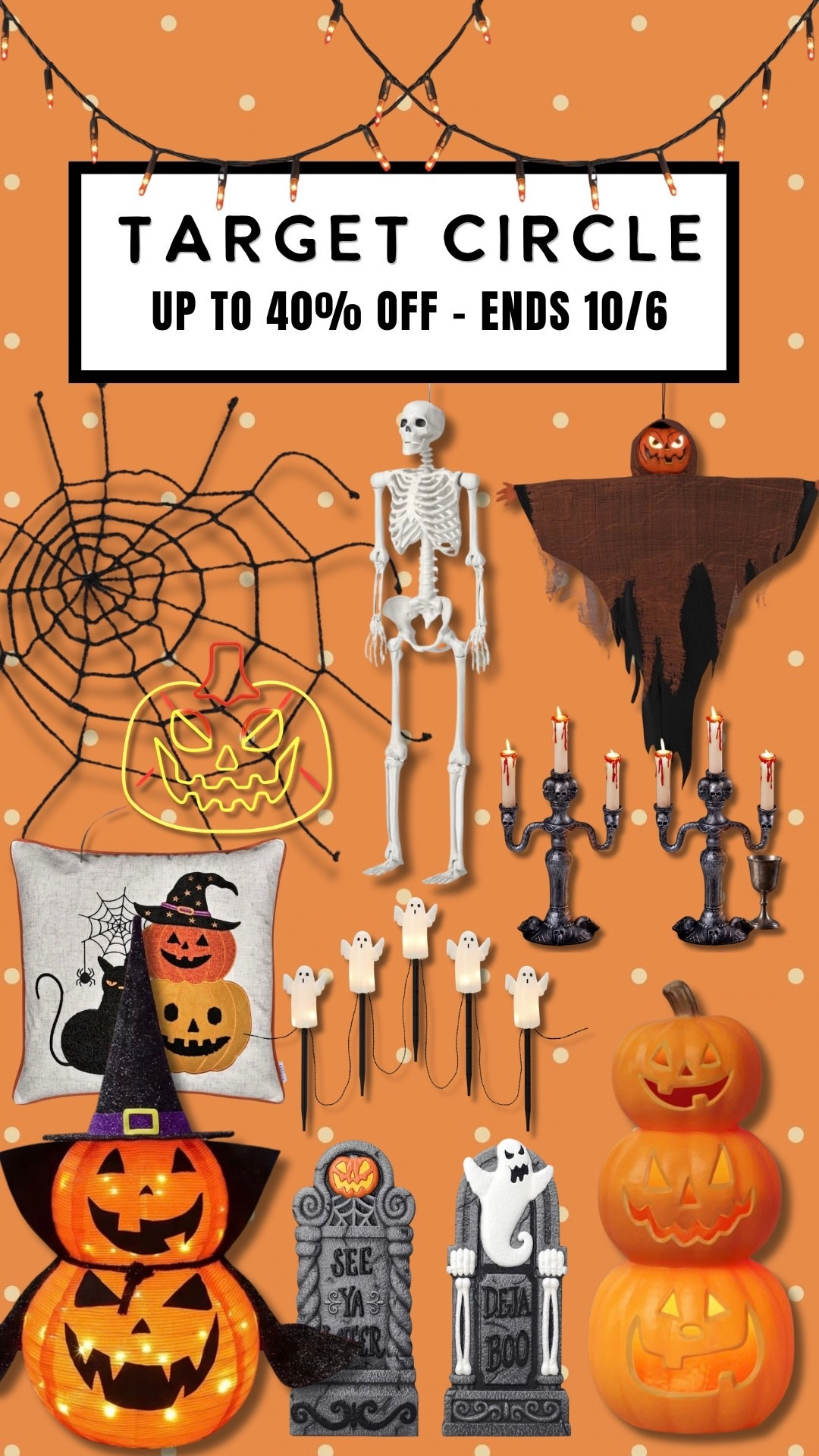 The cutest Halloween decor from @Target 🎃