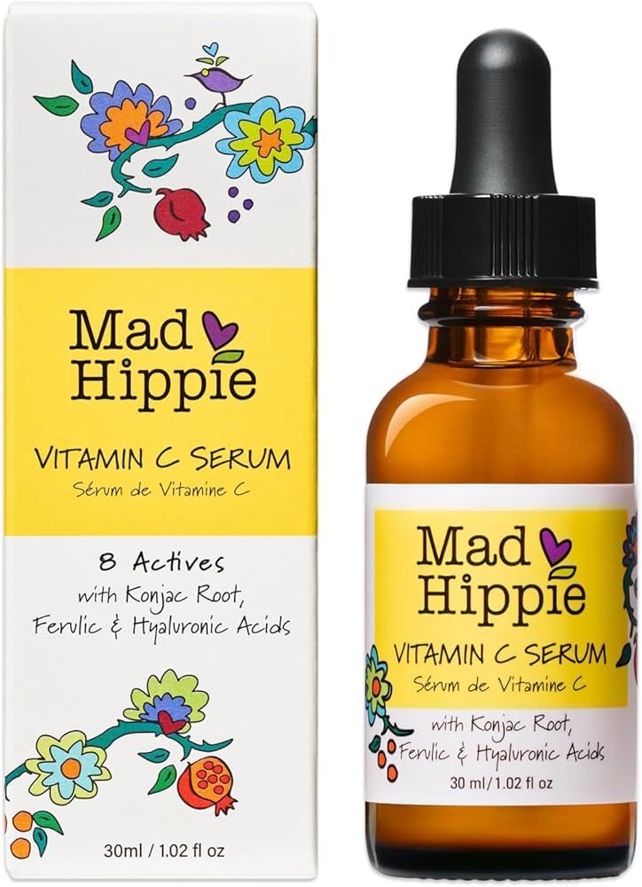 Mad Hippie Vitamin C Serum for Face with Hyaluronic Acid, Vitamin E & Ferulic Acid - Vitamin C Fa... | Amazon (US)