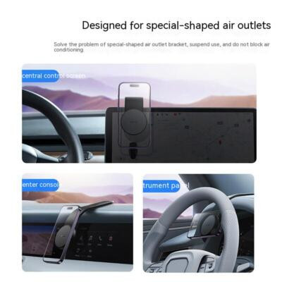 Magnetic Bendable Car Mobile Phone Holder Wireless Charger Phone Holder 15W Car | eBay US