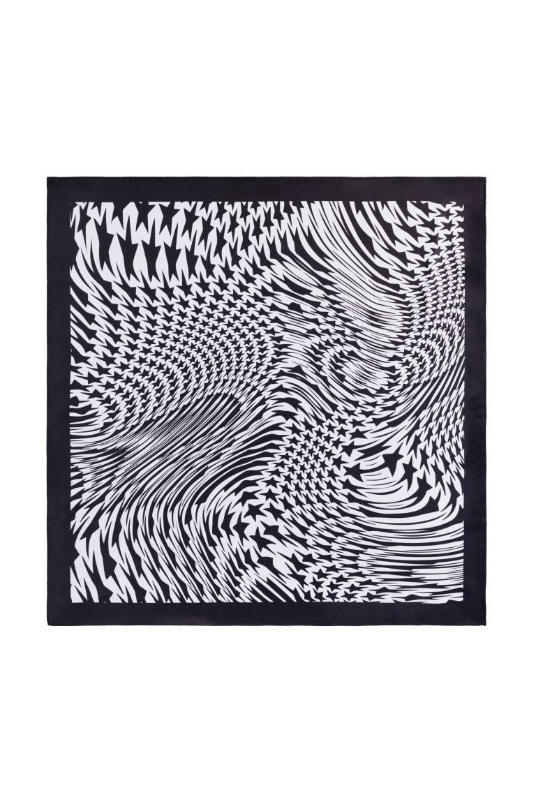 Foulard en soie avec volute d'étoiles | H&M (FR, IT, ES, PT, BE)