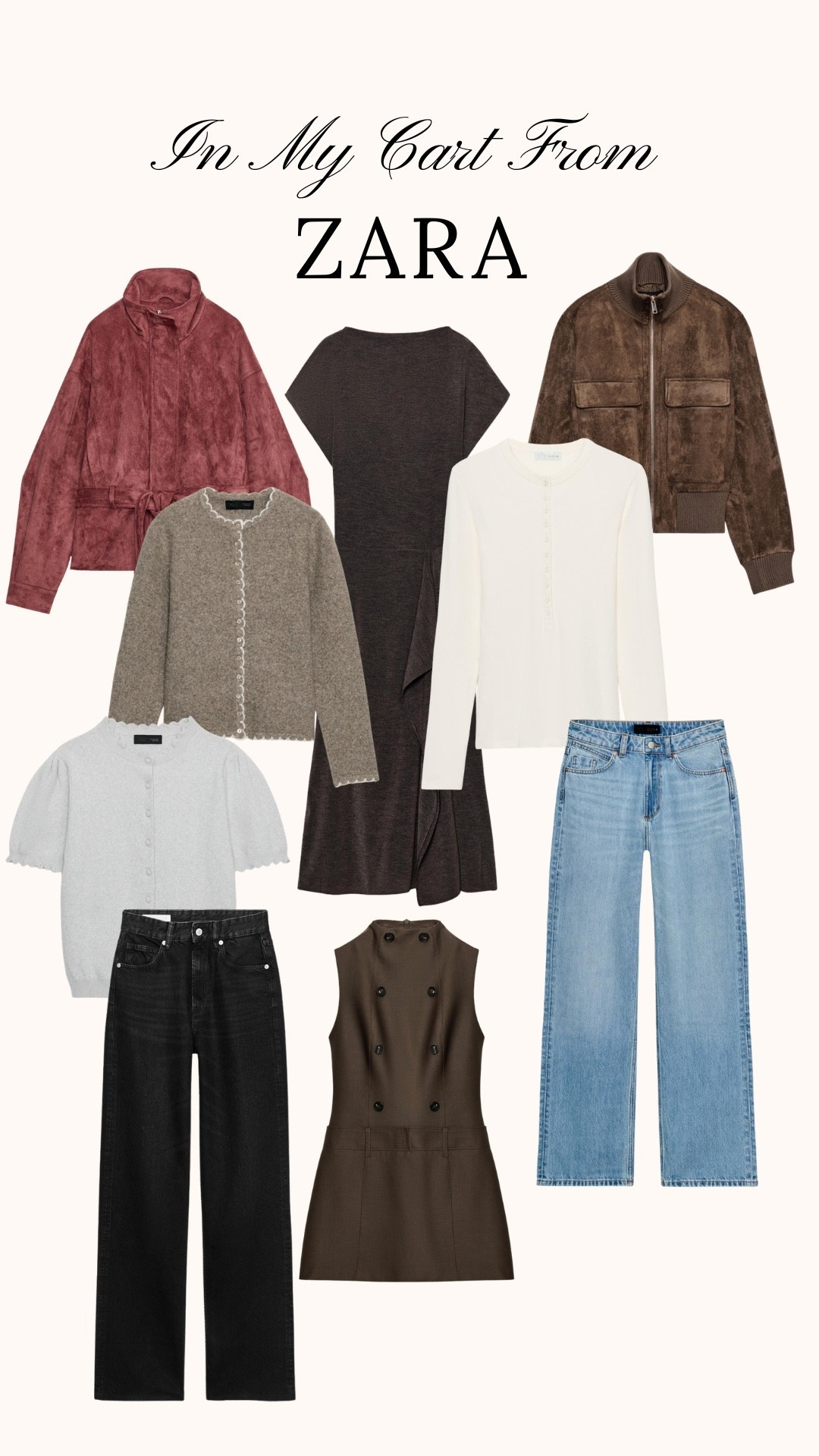 In my cart from Zara!

#LTKootd #LTKgrwm #LTKSeasonal