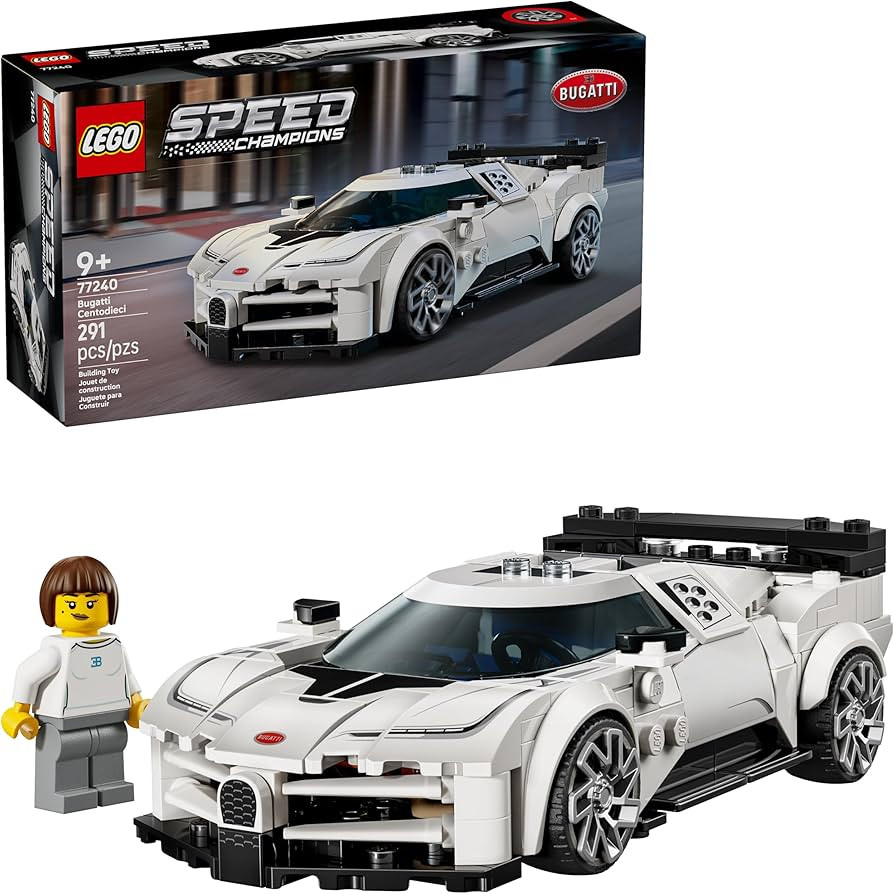 LEGO Speed Champions Bugatti Centodieci Hyper Sports Car Toy - Model Kit & Pretend Play Toy for B... | Amazon (US)