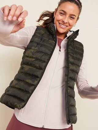 Packable Narrow Channel Puffer Vest for Women | Old Navy (US)