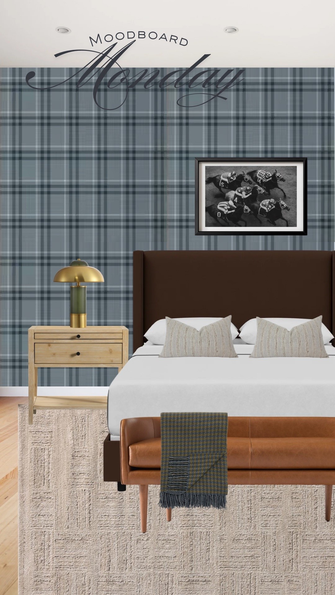 A moody space, perfect for a teen boy or cottage bedroom! 
