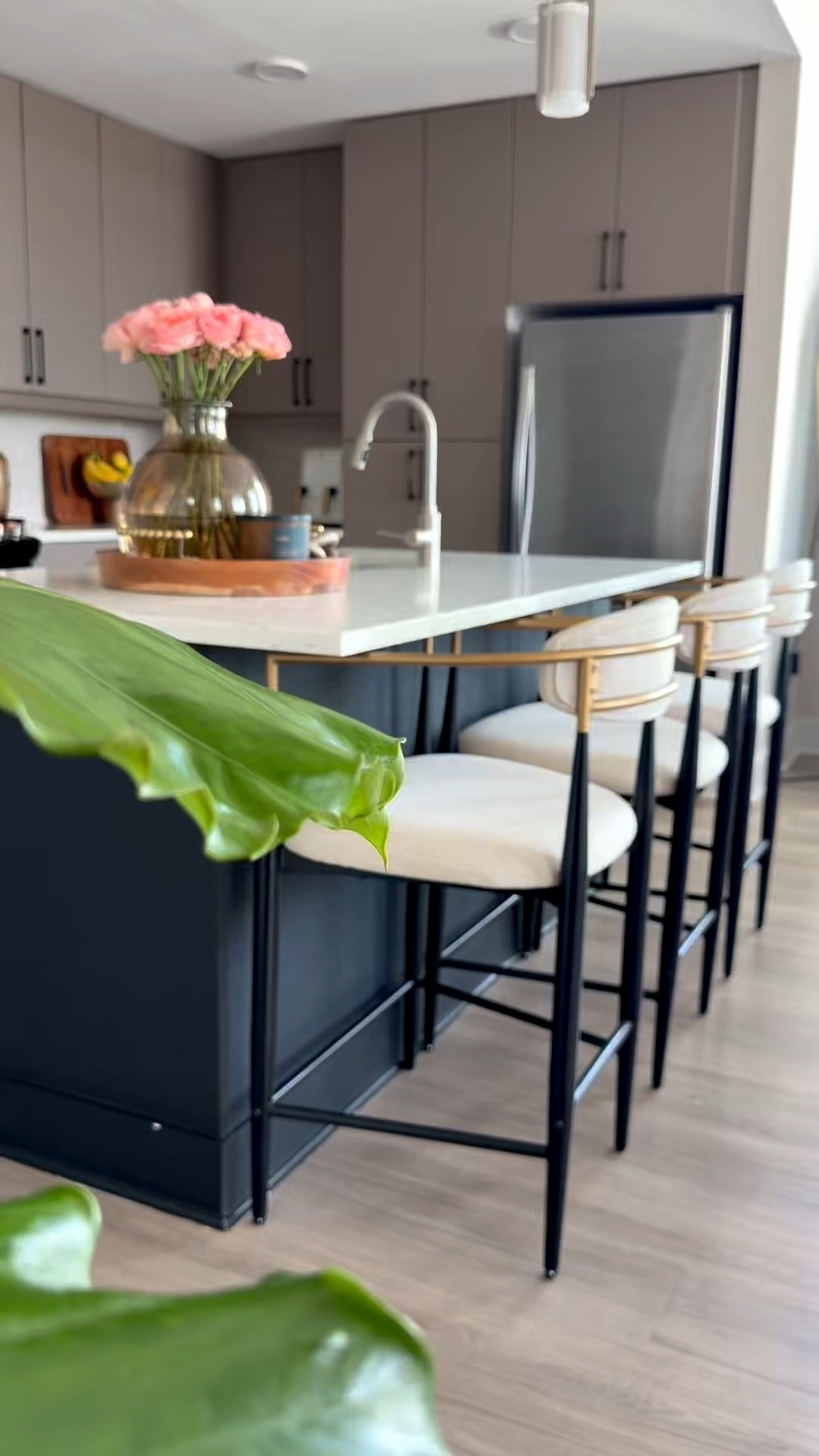 I’ve had these kitchen stools for 2 years and they’ve held up so well! If you’re looking to furnish your kitchen you want these! They recently sold old but I’ve tagged other colors and fabrics that are just as beautiful! @Wayfair #kitchen #stools #homedecor