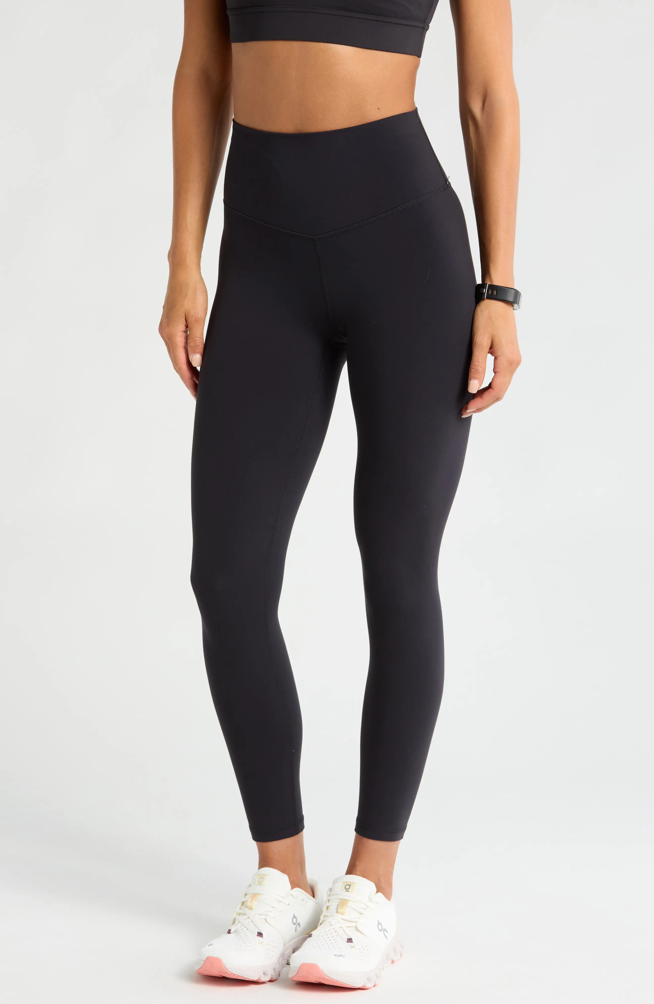 Zella Studio Luxe High Waist 7/8 Leggings (Women) | Nordstrom | Nordstrom