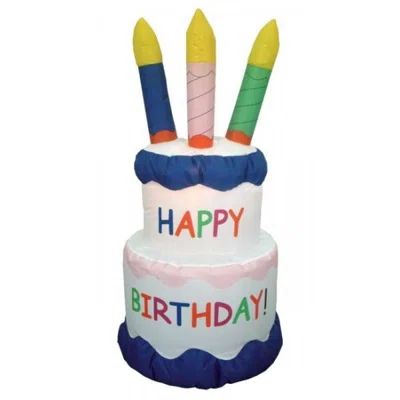 Inflatable Cake with Candles Happy Birthday Decoration | Wayfair North America