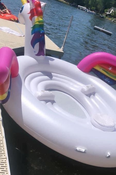 Be the talk of your lake 😂 On clearance + Free shipping! Need a Unicorn in your life? I have you covered! Last summers cute inflatable at our cottage! 😂😂😂

Xo, Brooke

#LTKSeasonal #LTKTravel #LTKFestival