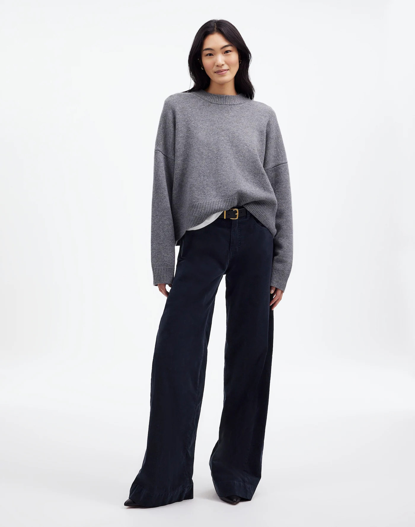 Tall Superwide-Leg Trousers in Velvet | Madewell | Madewell