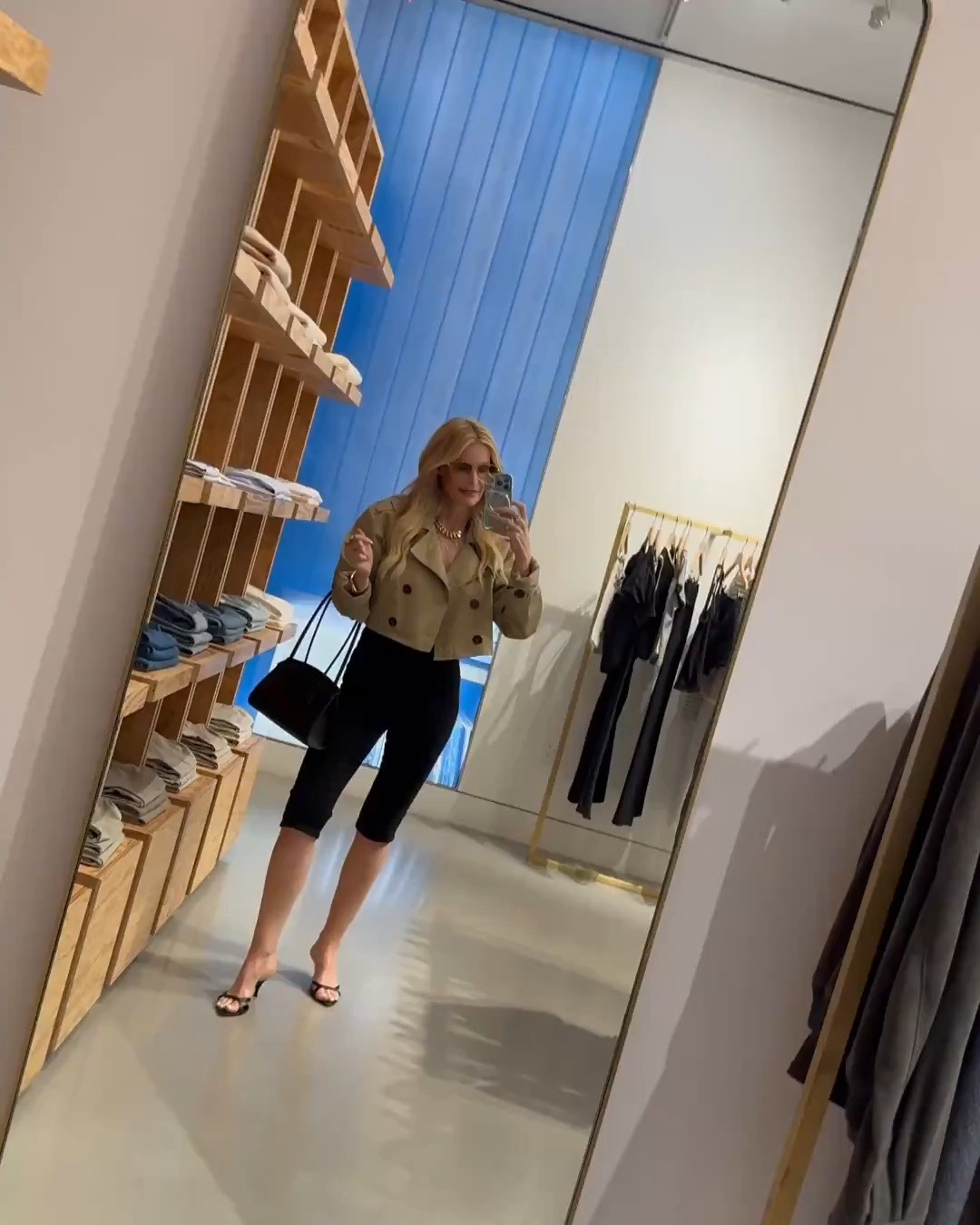 Capris are back in a big way, and this cropped trench jacket is exactly what makes them feel chic, current, and so wearable for spring 🤍 The shorter length balances the proportions perfectly and adds that polished finishing touch.

I’m wearing an XS in the cropped trench and XS in the capris, both fit TTS. 
 

  

#LTKootd #LTKOver40 #LTKootd #LTKSeasonal #LTKOver40